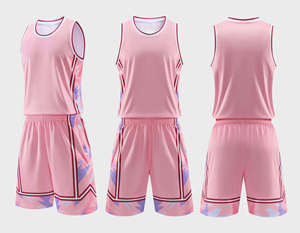Vêtements de basket-ball personnalisés en gros, maillot et short, séchage rapide, respirant, léger, antibactérien, sans manches, unisexe, adulte - Product Image 2