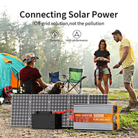 HOULI HPFSC0025U Onduleur monophasé à onde sinusoïdale pure 24V 5000W, convertisseur 12V CC 110V CA, solaire hybride, efficacité 90%, pour camping-car, voiture, maison