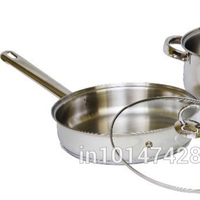 Accessoires de cuisine ensembles de cuisson ustensiles de cuisine antiadhésifs ensemble de casseroles et poêles à sauce en acier inoxydable poêle à frire