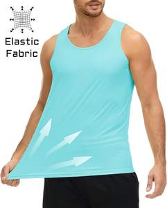Camisetas sin mangas de entrenamiento de talla grande para hombre, camisetas deportivas acanaladas para culturismo, gorra con tirantes, camiseta muscular con bolsillo, transpirable, sin mangas, gimnasio - Product Image 3