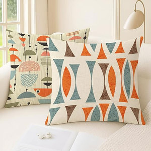 New Arrival Stylish Pure Cotton Customized Cushion Cover <b>for</b> Sofa, <b>Bed</b>, Chair, or Office Space - Product Image 1