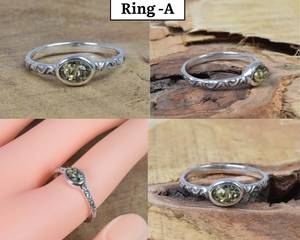 92.5 Silver Rose Gold Plated Fancy Shape Zircon Engagement <b>Rings</b> Wholesale Women's Jewelry Gift for Her - Product Image 4