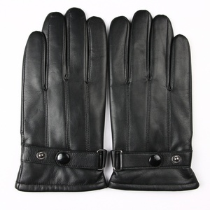 Gants de conduite en cuir de vachette véritable imperméable à l'eau Sécurité industrielle Camion Conduite Longue Protection des mains - Product Image 1