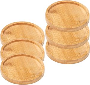 Most Demanded Natural Wood Finish Coaster <b>Set</b> for <b>Tea</b> or Coffee and Cold Beverages Available at Affordable Price - Product Image 1