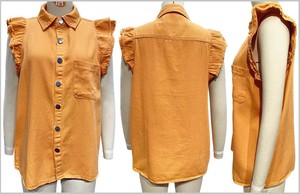 Nouvelle mode manteau mi-long en jean Rave pour femmes vente en gros de veste à revers décontractée à manches longues pour l'automne et l'hiver - Product Image 2