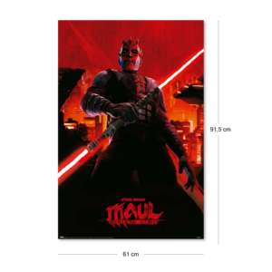 Póster de Star Wars de estilo moderno, Darth Maul Shadow Lord, arte de pared en papel de 61x91,5 cm - Product Image 2