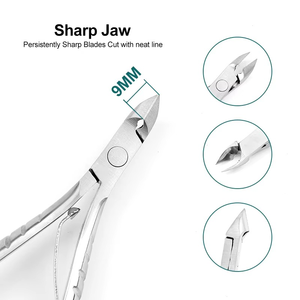 High Quality Stainless Steel Reusable Stainless Steel <b>Nail</b> Care Tools Manicure Pedicure <b>Nail</b> <b>Clippers</b> with Sharp Cuticle Nippers - Product Image 4