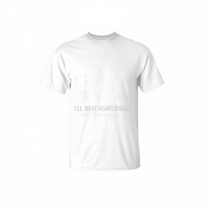 T-shirt da donna per la sensibilizzazione sulle malattie cardiache, rossa, prodotto promozionale CHD per il mese di febbraio - Product Image 3