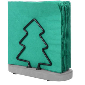 Vaisselle élégante Porte-serviettes Porte-serviettes en métal Couleur noire pour les fournisseurs d'hôtels Style d'arbre pour la meilleure vente - Product Image 4