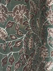Cortina de Terciopelo Estilo Vintage, Diseño Floral Verde Oxford, Cortinas Modernas de Lujo, Decoración de Terciopelo de Algodón de Lujo - Product Image 5
