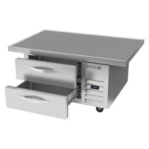 Beverage Air WTRCS36HC-48 48in Commercial <b>Kitchen</b> Refrigerated Two Drawer <b>Equipment</b> with Extended Top Chef Base - Product Image 2