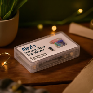 Alezio Porta Clip Personalizzato, Dispenser per Gadget su Misura - Product Image 3