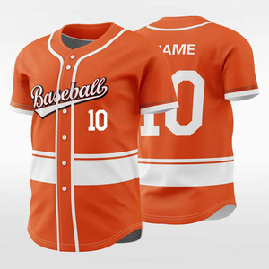 Camiseta de Béisbol y Sóftbol Unisex, Talla Grande, Transpirable, Absorbe la Humedad, Sublimada, de Secado Rápido, 100% Poliéster, Cuello Redondo - Product Image 3