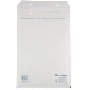 Enveloppes en papier kraft blanc Soennecken F/3, paquet de 100, avec fermeture autocollante, enveloppe à bulles - Product Image 1
