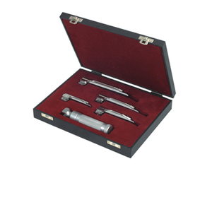 Juego de laringoscopio Miller con 4 cuchillas Miller y 1 Mango, juego de instrumentos ENT hechos a medida con 2 años de garantía - Product Image 6