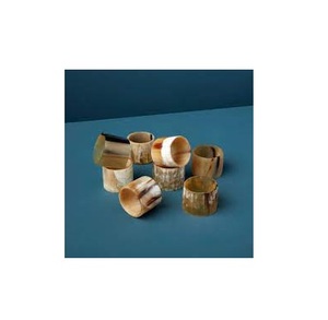 Anneau de serviette en corne artisanal, vente chaude, 100% corne de buffle naturelle, porte-anneau de serviette, vaisselle de la famille royale, utilisation en gros - Product Image 5