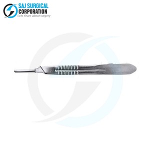 2025 Budget Scalpel Poignée Option en acier inoxydable abordable de haute qualité pour les étudiants et les fins de formation - Product Image 1