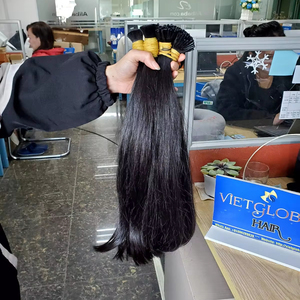 Extensions de cheveux vietnamiennes brutes de qualité 12A, vendeur naturel et droit, cuticule alignée, vierge pour femmes, en vrac - Product Image 1