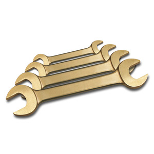 Set di chiavi a doppia bocca, 12 pezzi, misura chiave 6-32 mm, bronzo speciale, senza scintille, per zone Ex - Product Image 1