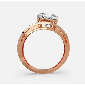 แหวนเพชรทรงลิโอราคูชชั่น - Product Image 4