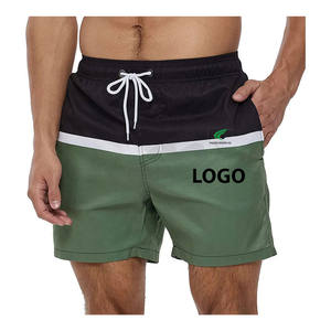 Latest Arrival Mens Casual Spandex/Polyester Shorts Unique Style Solid Pattern Plain Dyed <b>Elastic</b> <b>Waistband</b> Comfortable - Product Image 2