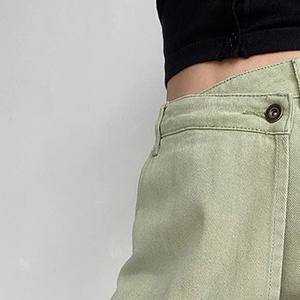 กระโปรงผ้ายีนส์ระบายอากาศได้ดีสำหรับผู้หญิงกระโปรงยีนส์แบบแอคทีฟสวมใส่สบายทันสมัย - Product Image 5