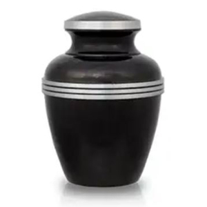 Fantastic American Style Designer Adult Cremation Urn in Blue White Spotted Fancy <b>Funeral</b> <b>Supply</b> for Human Ashes - Product Image 4