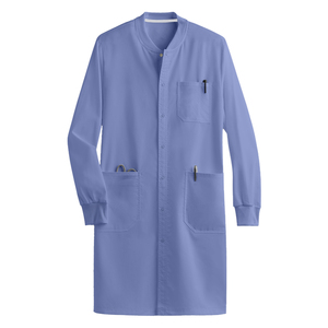 เสื้อโค้ทใส่ทำงานเพื่อความปลอดภัยของแพทย์เสื้อโค้ทผ้าฝ้ายโพลีเอสเตอร์ระบายอากาศได้ดีสำหรับโรงพยาบาล - Product Image 1