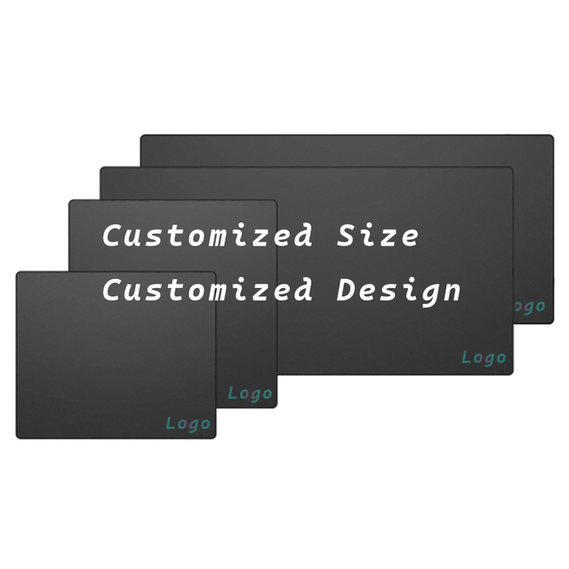 Factory Custom Logo Large Mousepad High Quality Black Gaming Mouse Pad Stitched Big Desk Mat Blank Mouse Pad for Sublimation