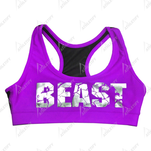 Sujetador Deportivo para Mujer, Hecho a Medida, para Entrenamiento Atlético, Gimnasio, Sin Costuras, Elástico, Compresión, Ajuste Perfecto, Material Sostenible y Ecológico. - Product Image 3