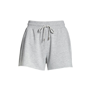 กางเกงขาสั้นสีเทาสำหรับผู้หญิงกางเกงขาสั้นออกกำลังกายผ้าฝ้ายแบบลำลอง - Product Image 4