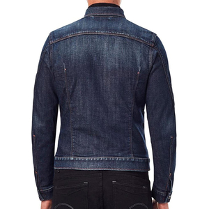 Vestes en jean pour hommes, hiver, vintage, 100% coton, respirantes, durables, boutons recouverts, logo sur le devant, haute qualité, prix bas - Product Image 2