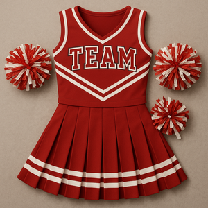 Uniformes de Animadoras para Mujer, 100% Poliéster, Impresión Digital, Tallas S-4XL, Servicio OEM, Versión Cosida, Dropship para Equipos - Product Image 2