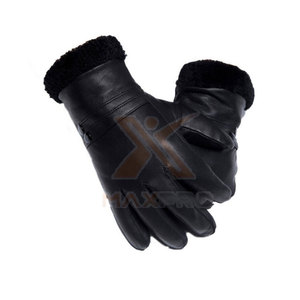 Comfortable Unisex Leather Winter Outdoor Fashion <b>Gloves</b> Touchscreen Breathable Design OEM Custom Service Low Price Keeping Warm - Product Image 3