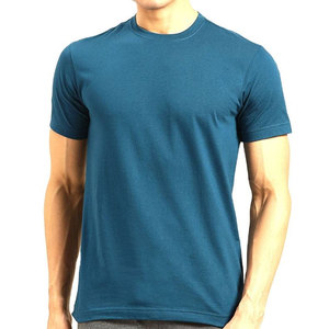 Camisetas Casuales Sólidas de Moda para Hombre, Logotipo Personalizado Impreso, 100% Algodón Transpirable y Ecológico, Manga Corta - Product Image 1
