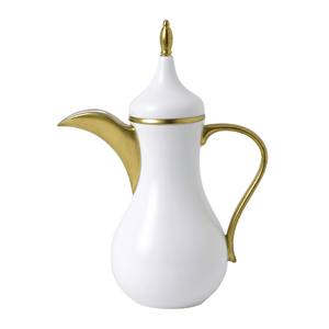 Tetera de acabado chapado en oro Dallah, tetera de té más vendida Dallah para Catering, artículos usados, tetera para servir café o té - Product Image 3