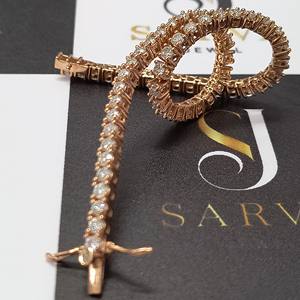 IGI Certified Custom Rose Gold Plated High Quality <b>Fine</b> Bracelets <b>Bangles</b> Diamond Hip Hop Jewelry <b>Fine</b> Chain & Link Bracelets - Product Image 3