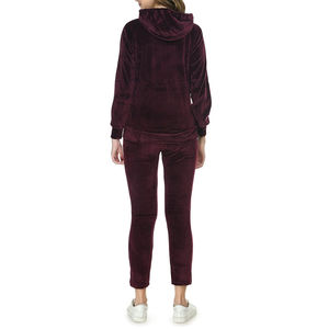 Chándales de Terciopelo de Alta Calidad para Invierno con Material Transpirable, Personalización OEM, Chándal de Terciopelo Cómodo para Mujer - Product Image 2