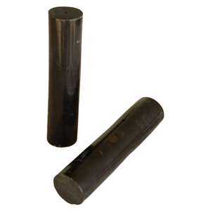 Rouleau de corne de buffle écologique noir 130*35mm, tige cylindrique brute d'origine animale, directement du grossiste indien - Product Image 2