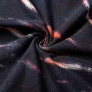 High Quality Men's <b>Tie</b> Dye T-Shirt Custom Own Logo Half Sleeve O-Neck Breathable T-shirt for men For Sale - Product Image 4