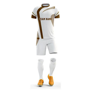 Uniforme de football professionnel conçu pour les clubs et les ligues Graphiques sublimés durables Polyester durable Ajustement confortable - Product Image 5