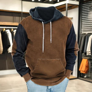 100% algodón con capucha hombre Hoodi Sudadera con capucha de gran tamaño hombres Vintage pulóver Casual Sudadera con capucha Retro pulóver Streetwear - Product Image 2