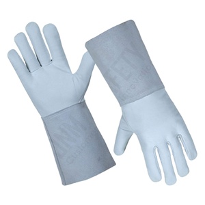 Guantes de Soldador TIG de Cuero de Vaca y Cabra Cómodos, Resistentes al Calor, Antivibración, con Certificación CE, para Uso Doméstico - Product Image 1