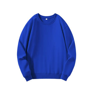 Customized Cotton Yarn Knitted Long Sleeve Crew Neck Sweatshirt Embroidered Logo Men's Hoodies Workwear for Casual <b>Business</b> - Product Image 1