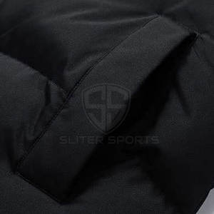 Chaqueta de burbujas de invierno ajustada informal para hombre 2024, estilo de lona de poliéster 100%, patrón de letras, moda de calle alta a la venta - Product Image 5