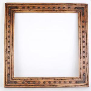 Antique Design Wooden <b>Mirror</b> Frame with Intricate Detailing for <b>Vintage</b>-inspired Home Decor Available at Wholesale Rate - Product Image 2