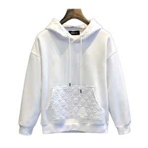 Sudadera con capucha de algodón con cremallera Casual Otoño e Invierno Hombres Sudadera con capucha Manga larga Suelta de alta calidad - Product Image 6