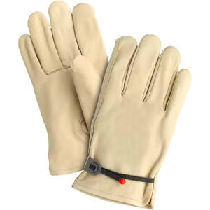 Gants de travail en cuir Hommes Femmes Heavy Duty Utility Work Gants de jardinage Thorn Proof Design Garden Construction - Product Image 1