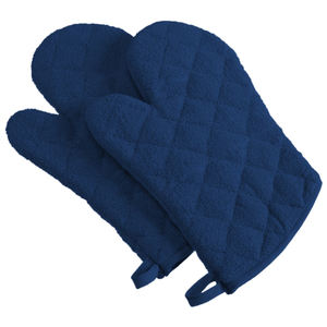 Ensemble de gants de four avec logo personnalisé très vendu gants de cuisine pour four gants de four en silicone avec protège-doigts et manique - Product Image 3