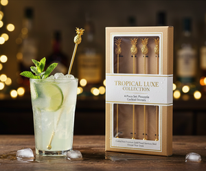 Grosir pengaduk koktail logam berbentuk nanas Bar tongkat putar minuman logam untuk Aksesori Bar peralatan Bar Minuman - Product Image 2